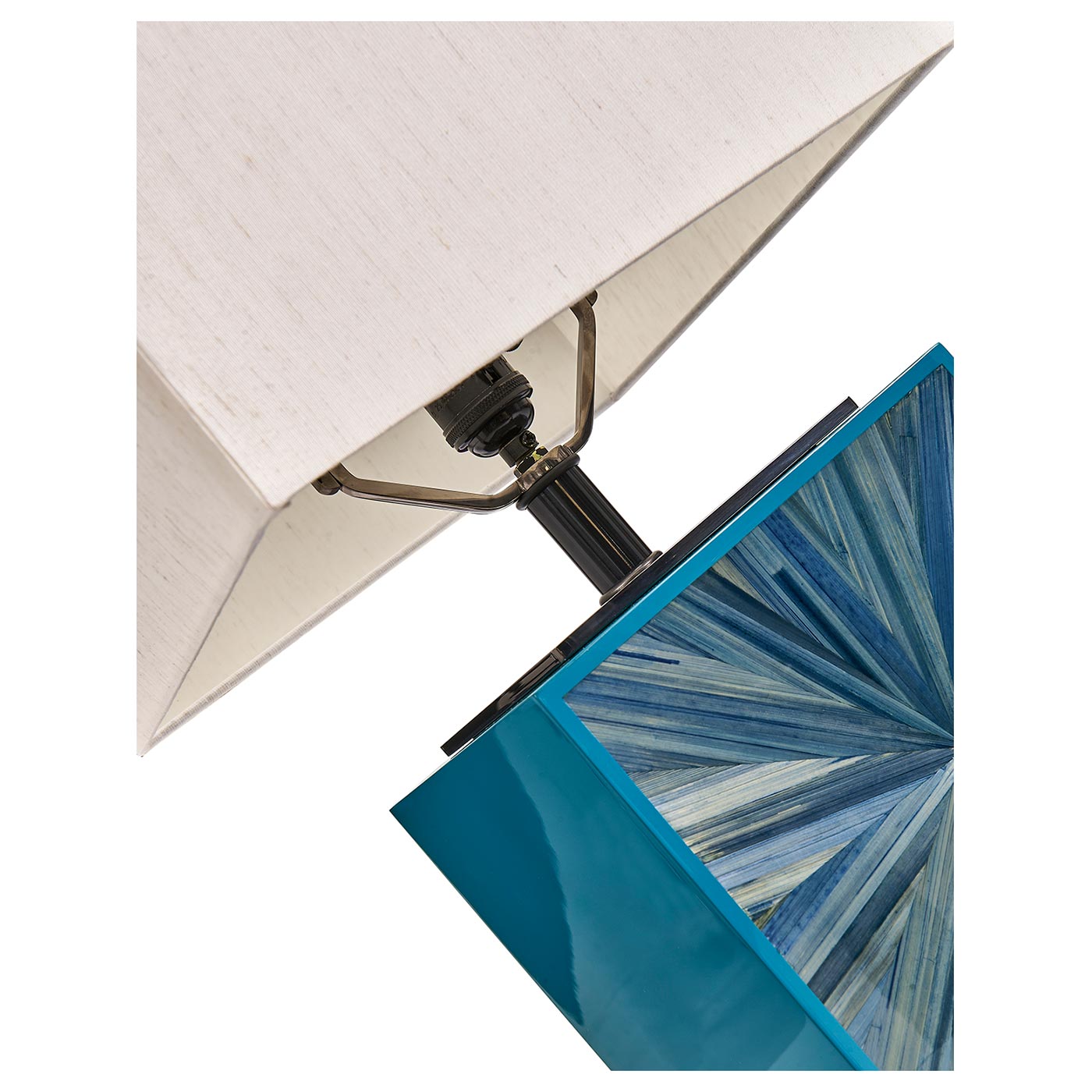 Sapphire Cube Table Lamp