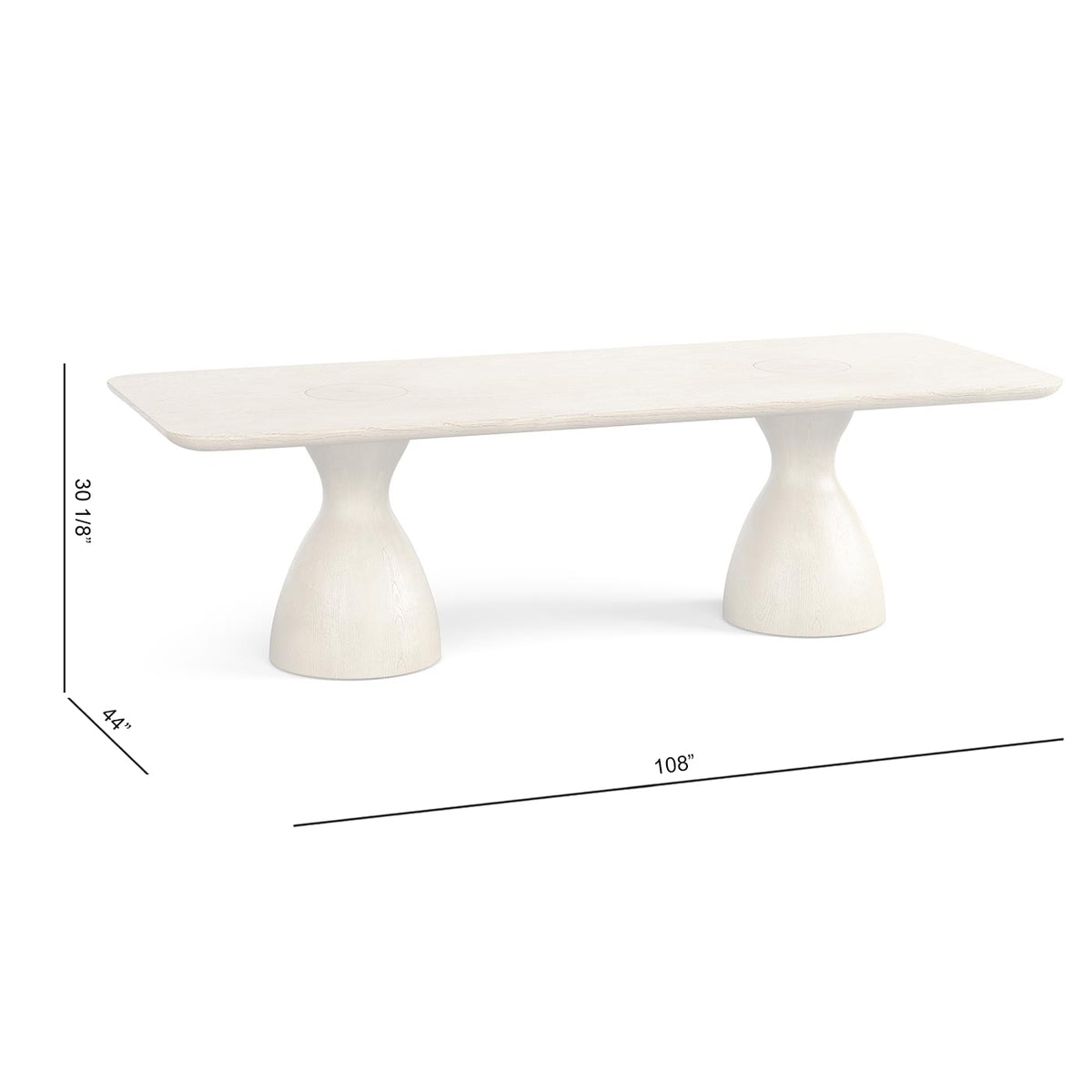 Seamount Rectangular Dining Table 108"