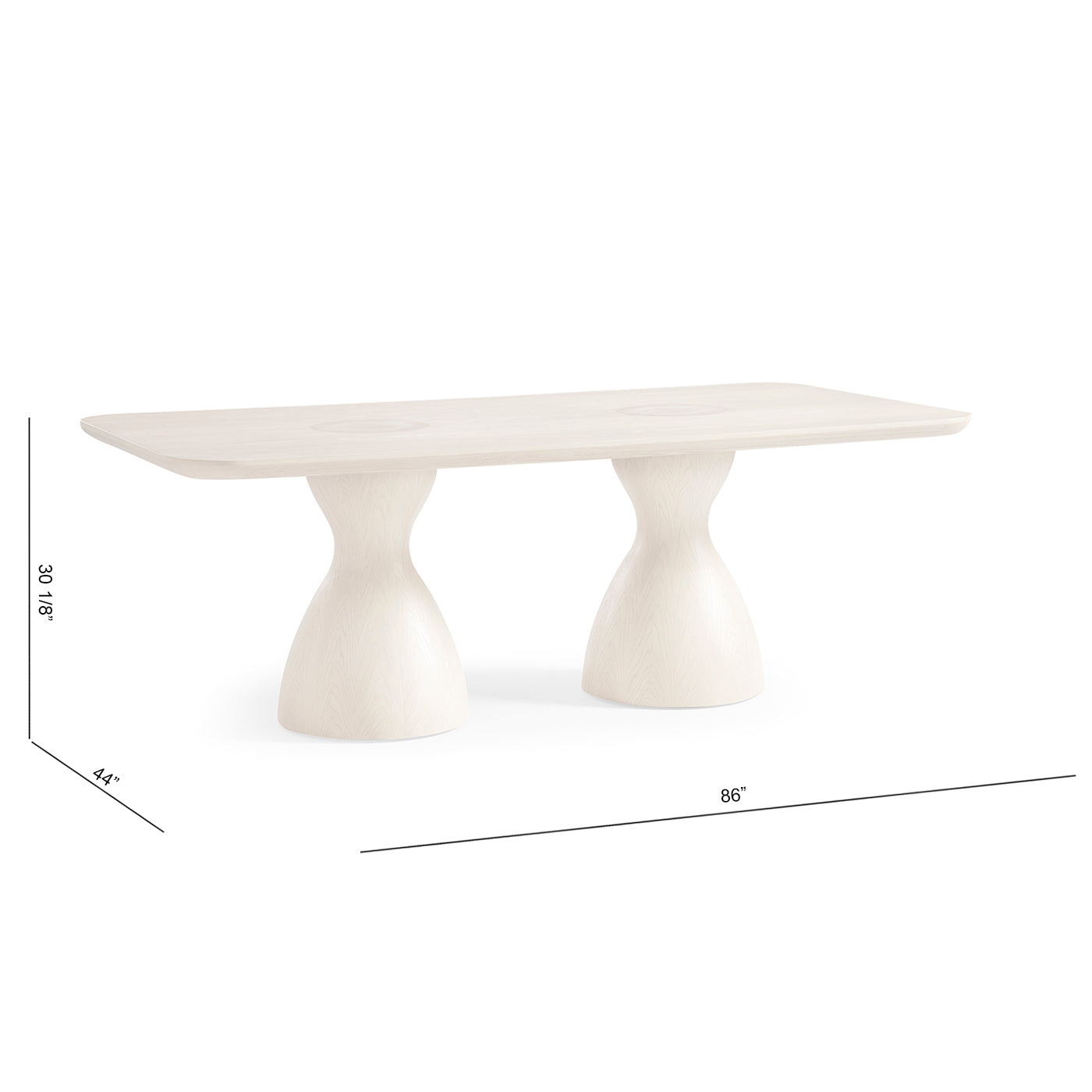 Seamount Rectangular Dining Table 86"