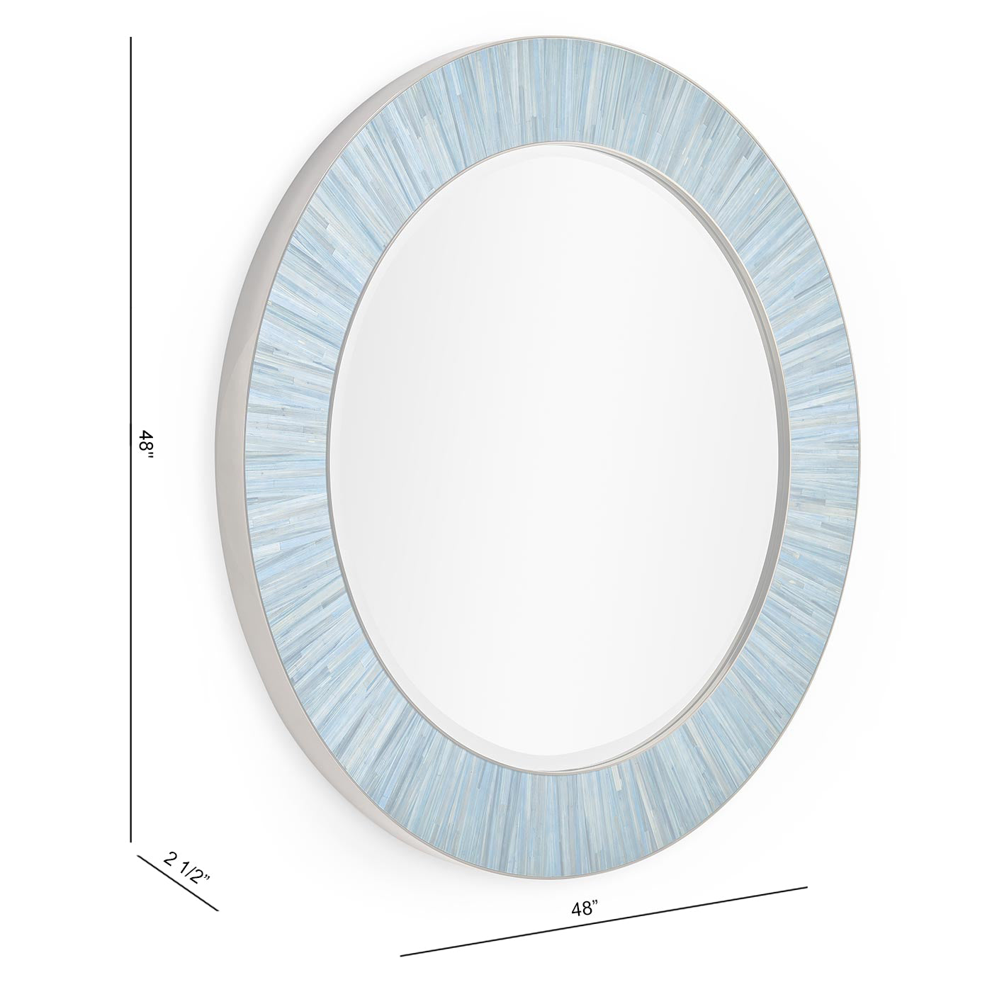 Sapphire Round Wall Mirror