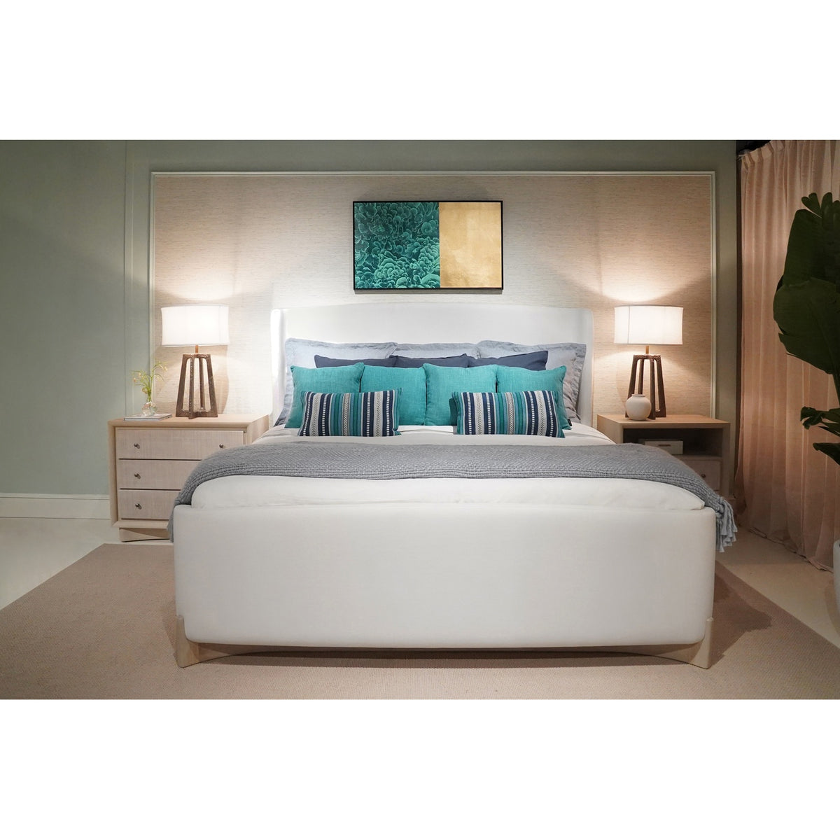 Keel Three Drawer Nightstand