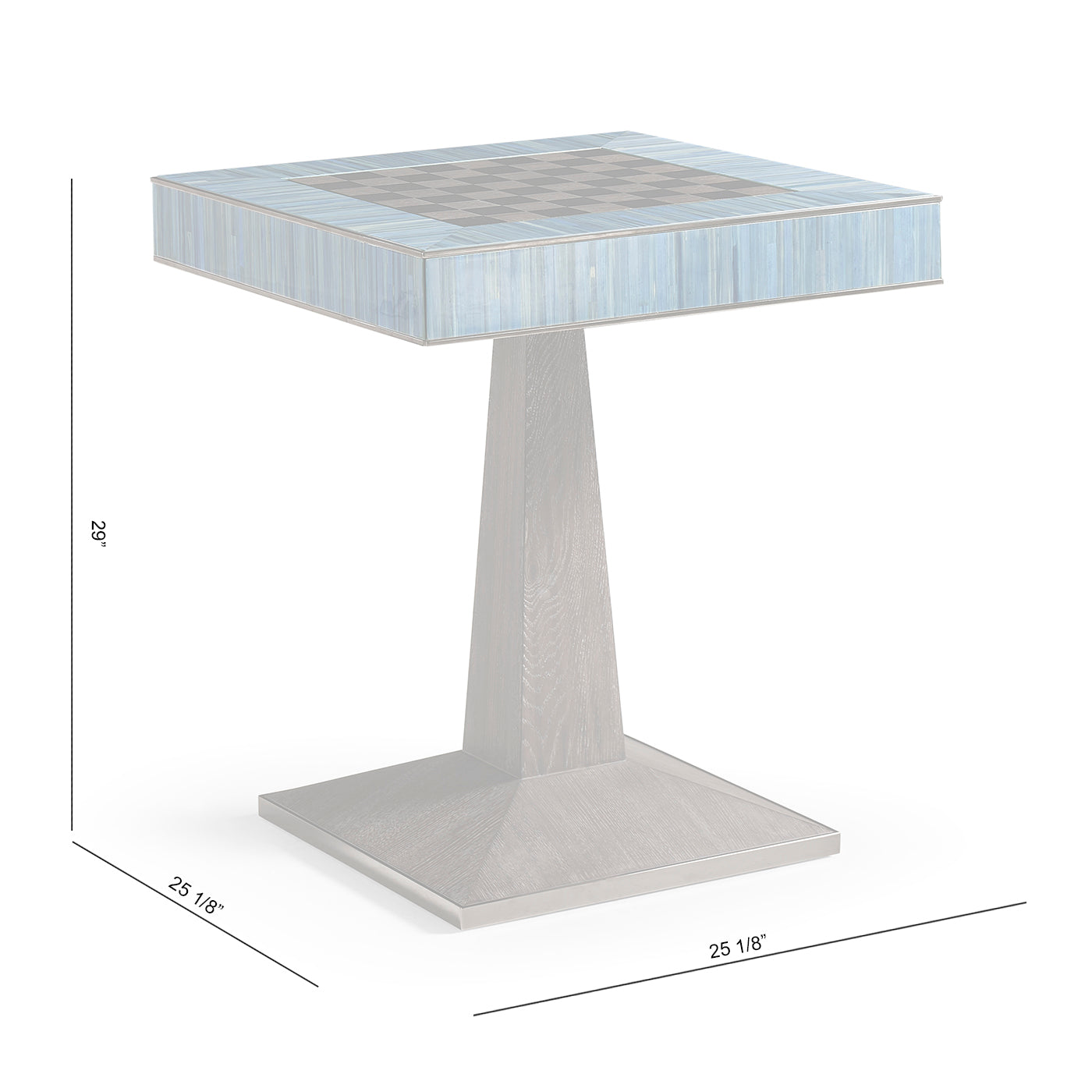 Sapphire Straw Game Table