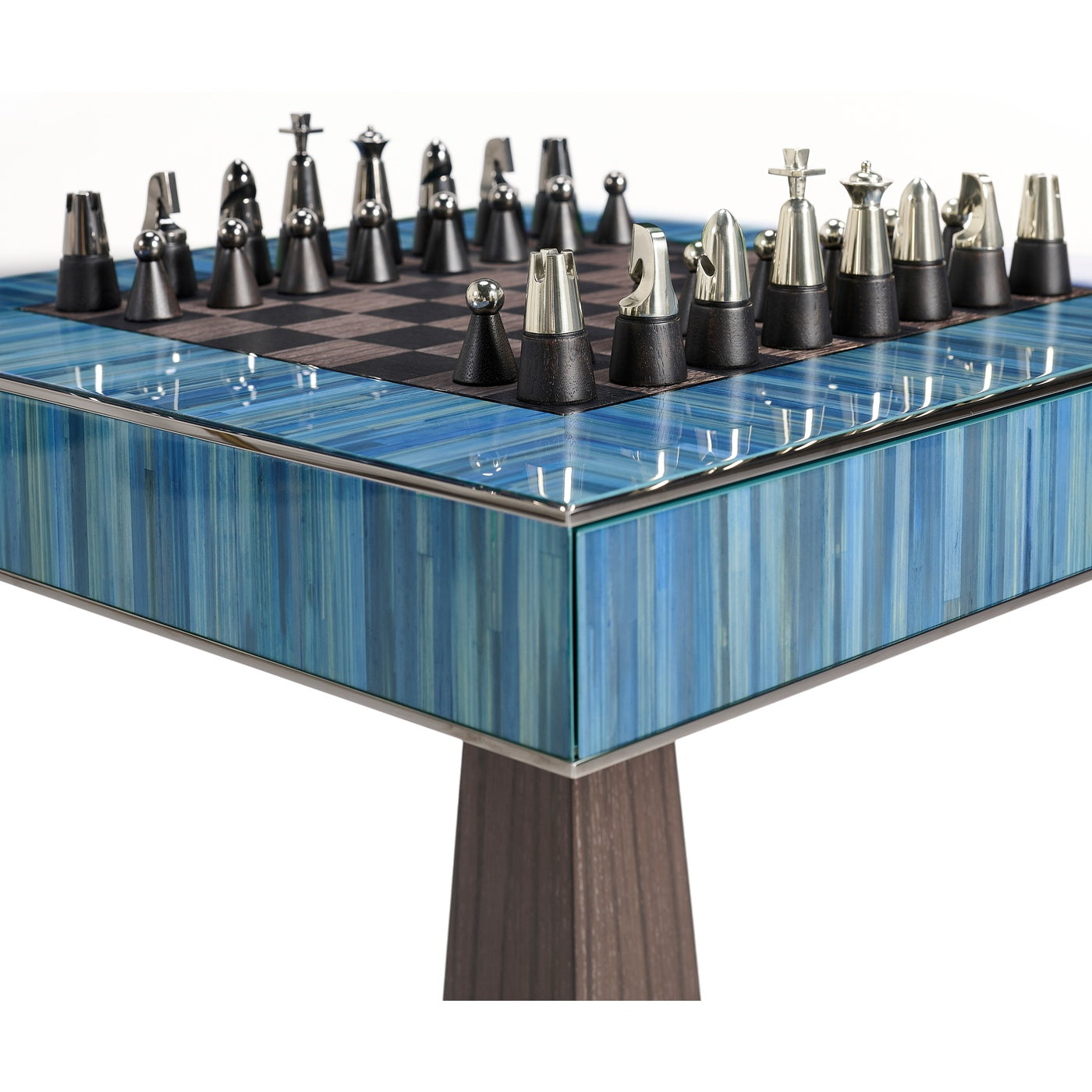 Sapphire Straw Game Table