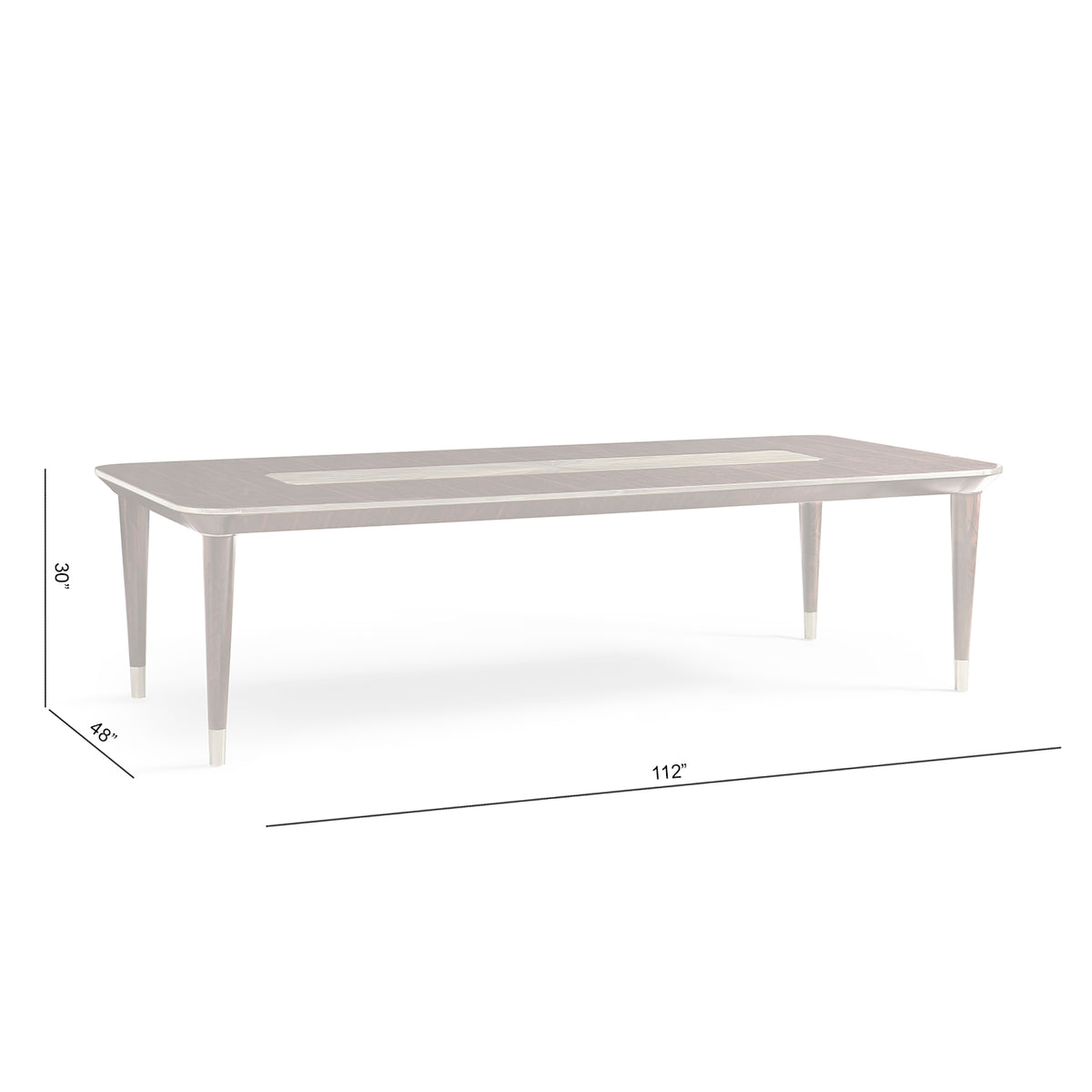 Terra Rectangular Dining Table 112"