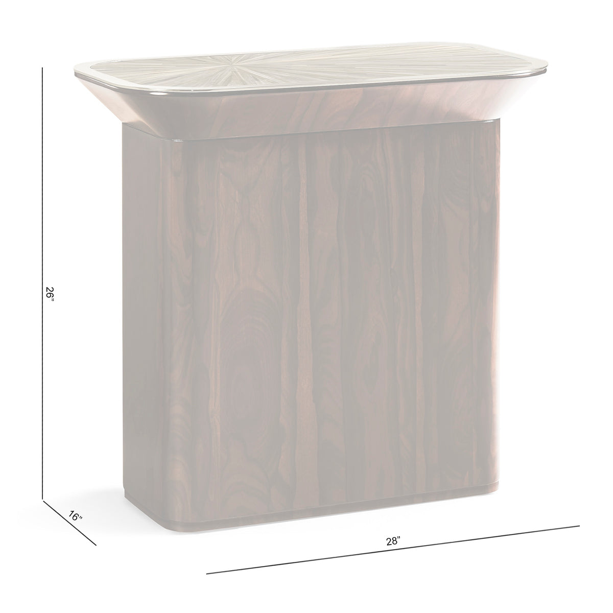 Terra Rectangular Side Table