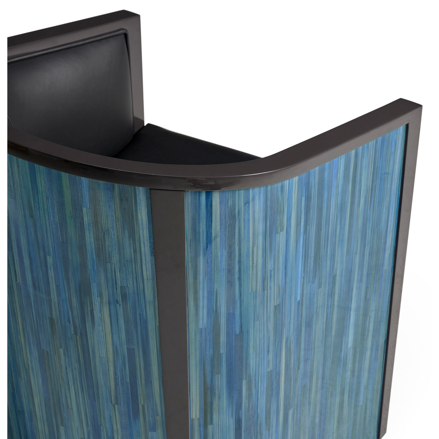 Sapphire Straw Barrel Chair