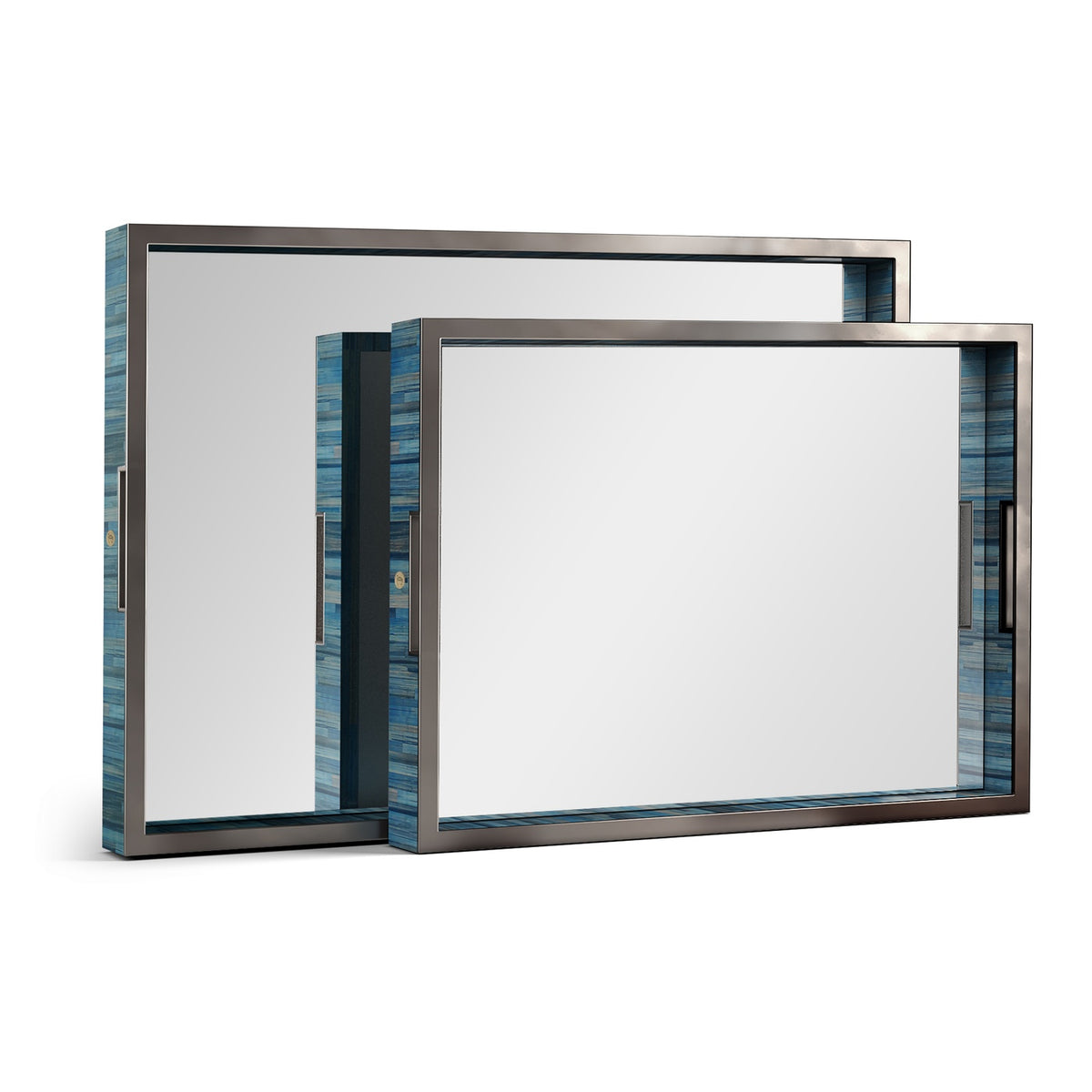 Sapphire Rectangular Tray - Set of 2