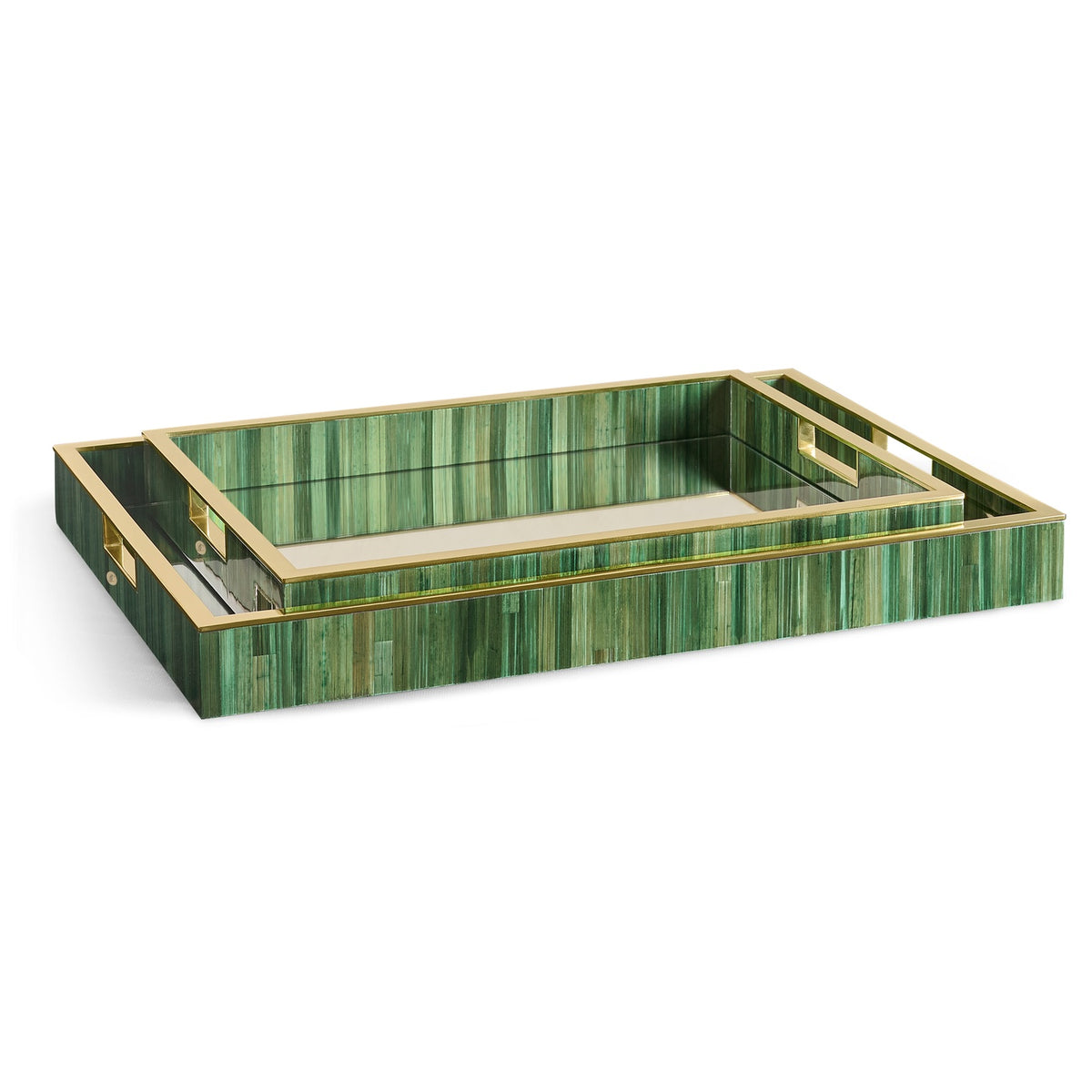 Verdure Rectangular Tray - Set of 2
