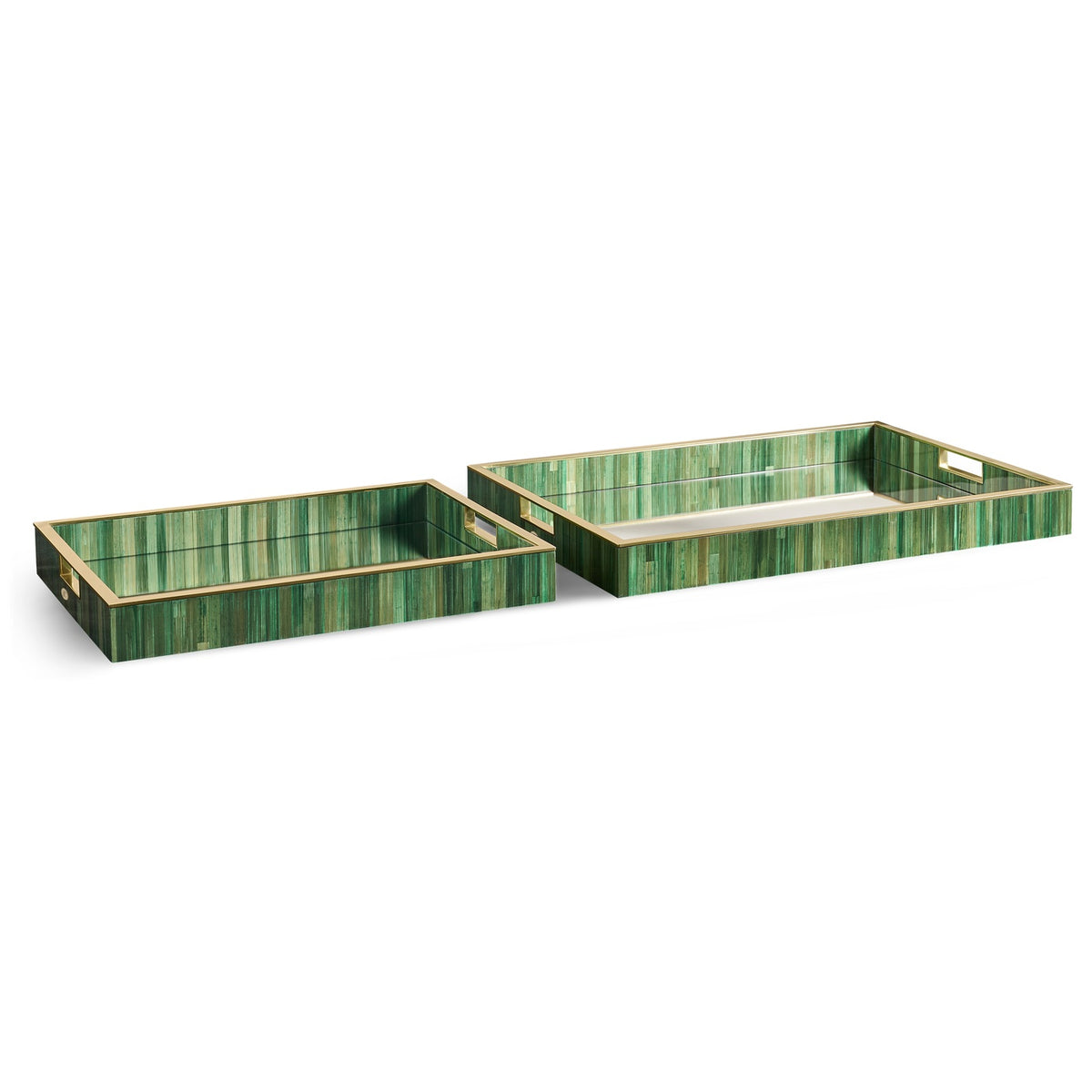 Verdure Rectangular Tray - Set of 2