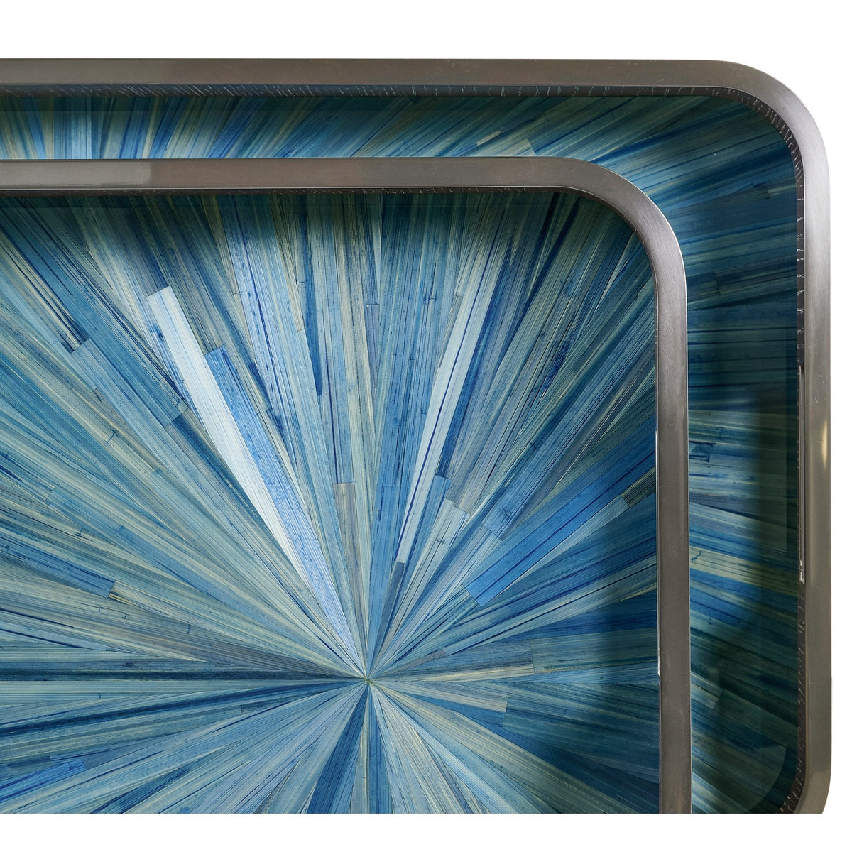 Sapphire Rectangular Tray - Set of 2