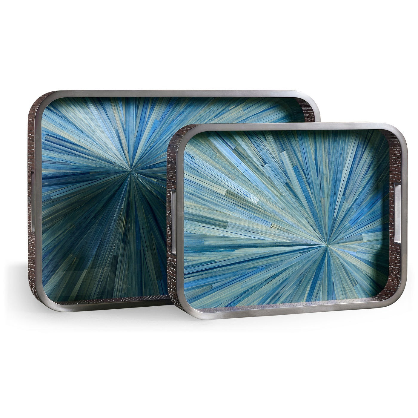 Sapphire Rectangular Tray - Set of 2