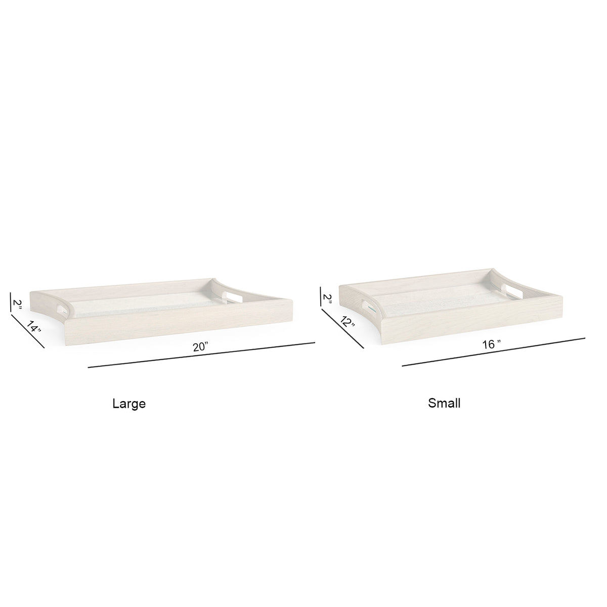 Catenary Rectangular Tray - Set of 2
