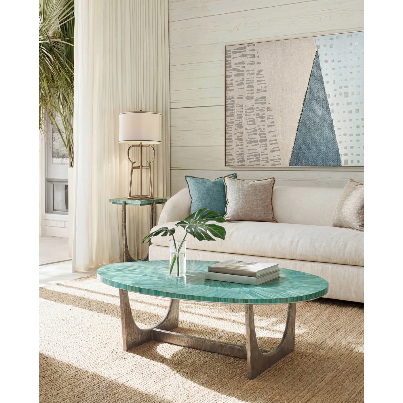 Seaglass Cocktail Table