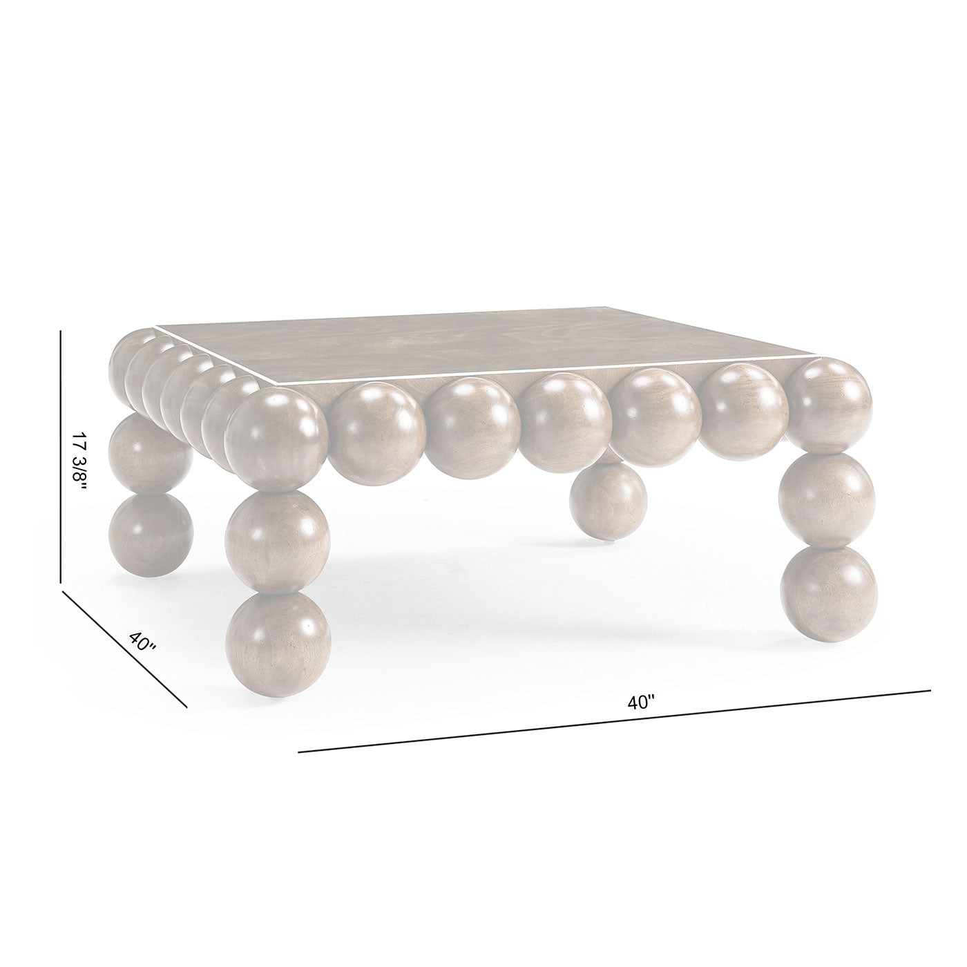 Orb Square Cocktail Table