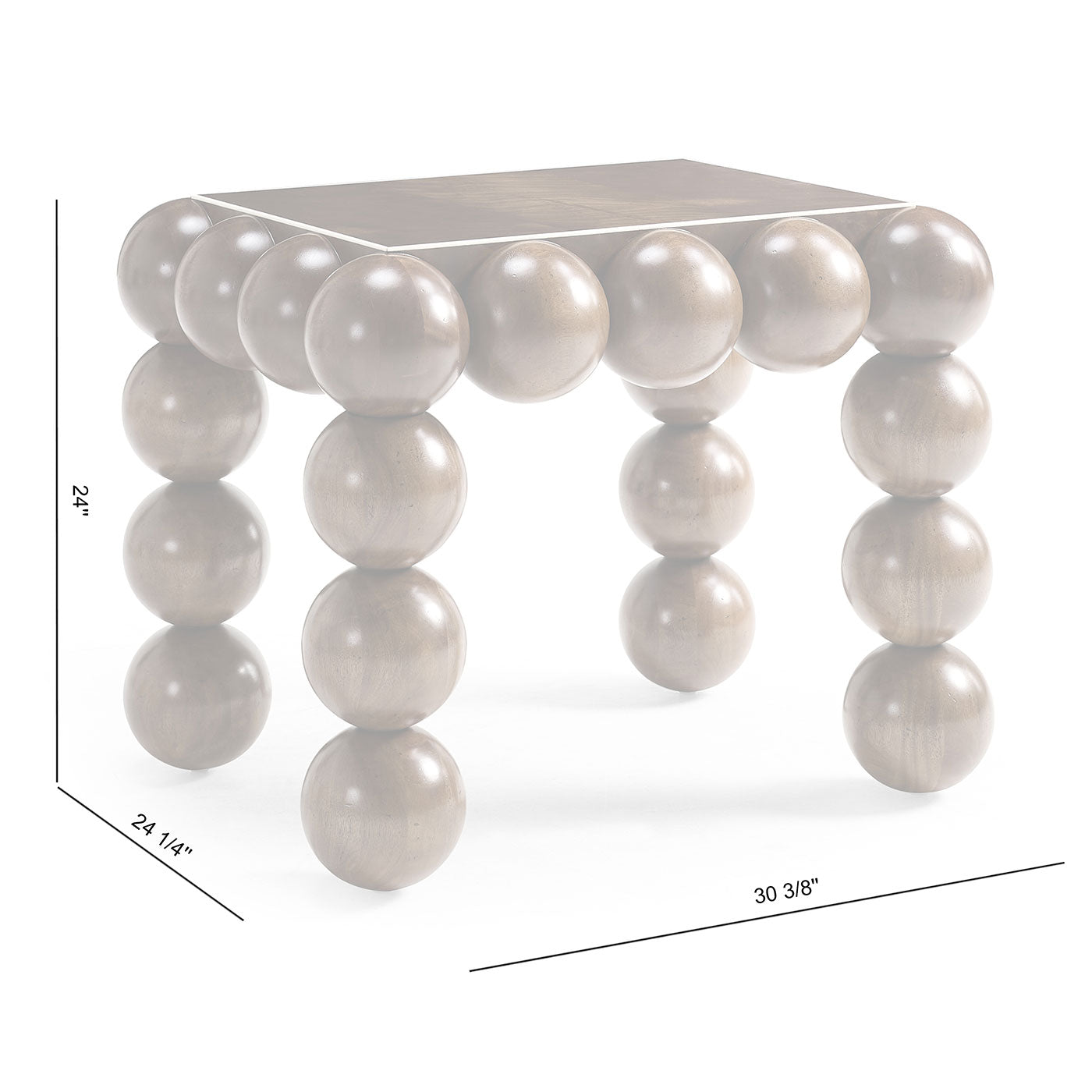 Orb Rectangular Side Table