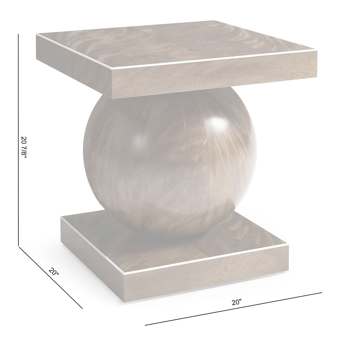 Orb Square Side Table