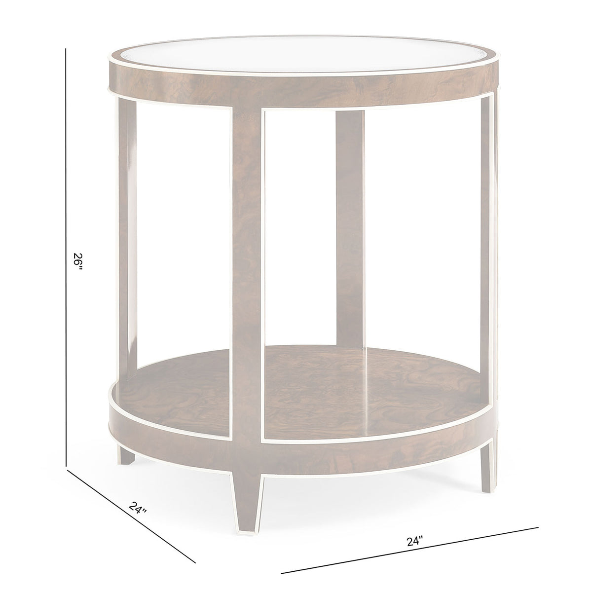 Jacques Round End Table