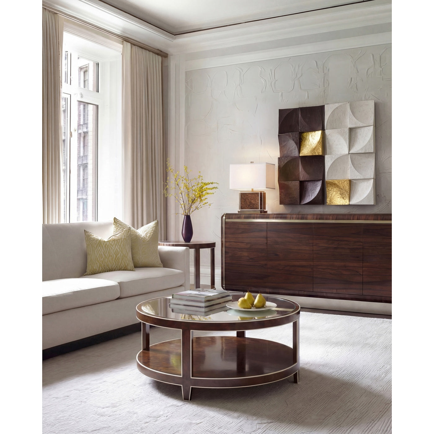 Jacques Round Cocktail Table