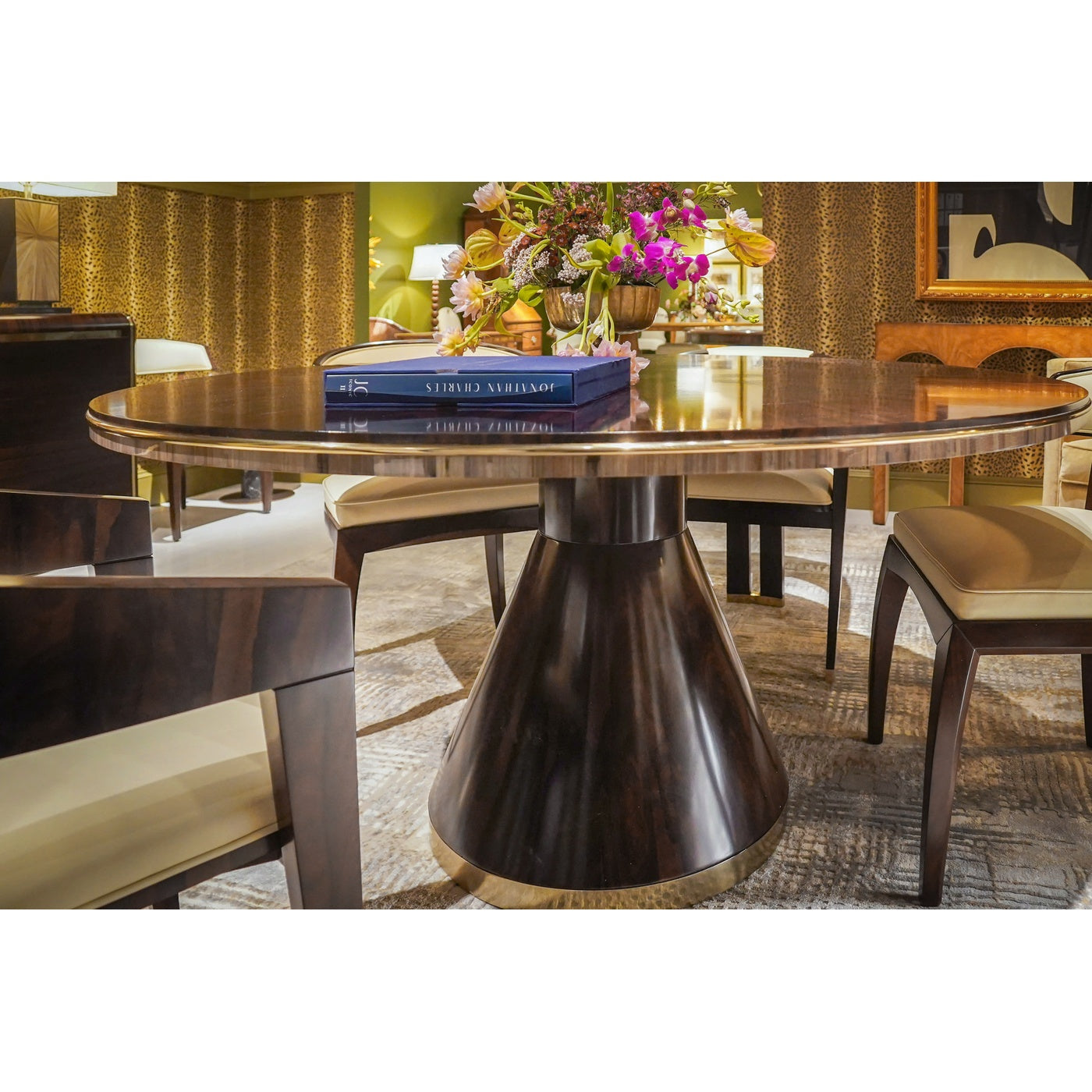 Terra Ziricote Round Dining Table 60"