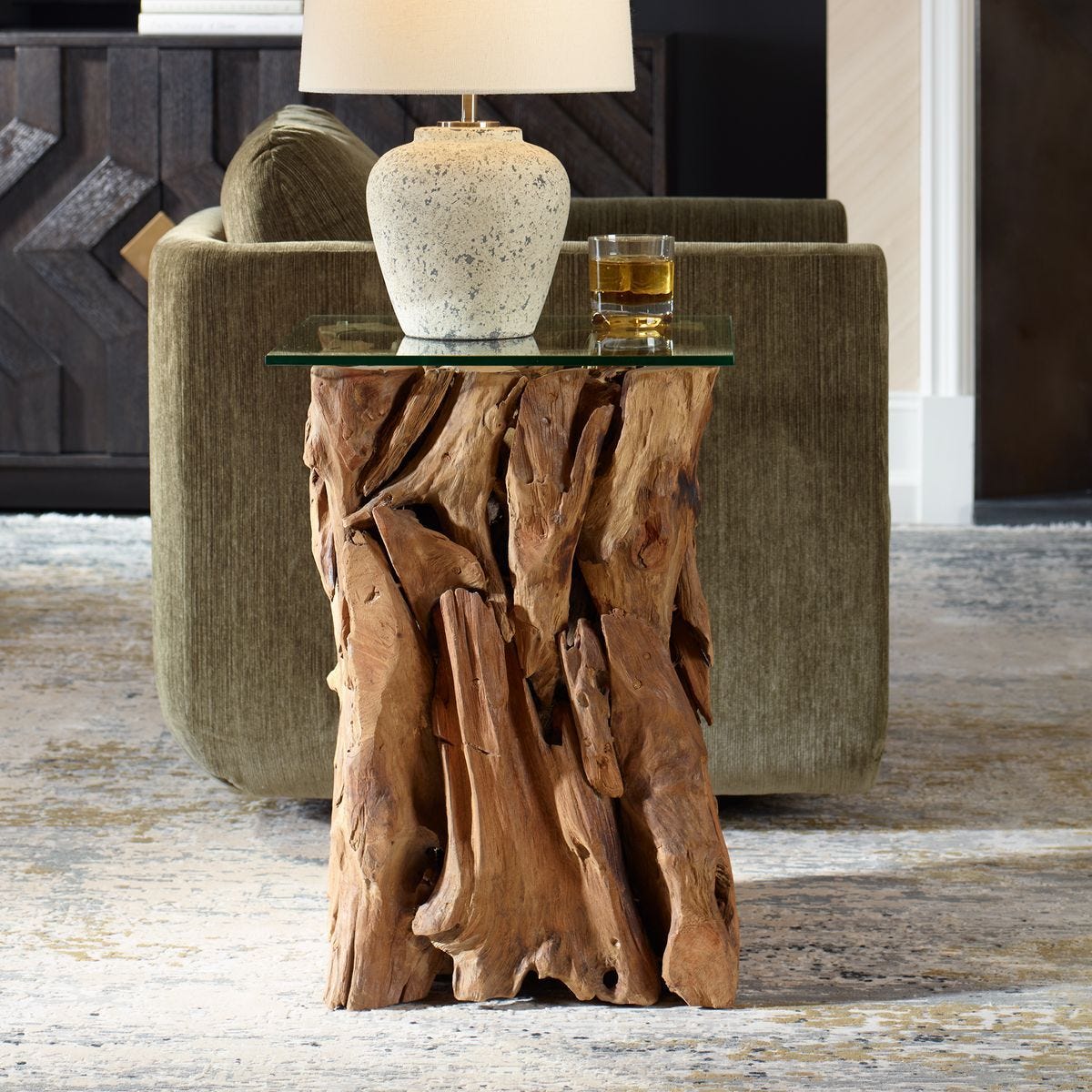 Rozel End Table – Furniture by Uttermost | Sutter & Vale
