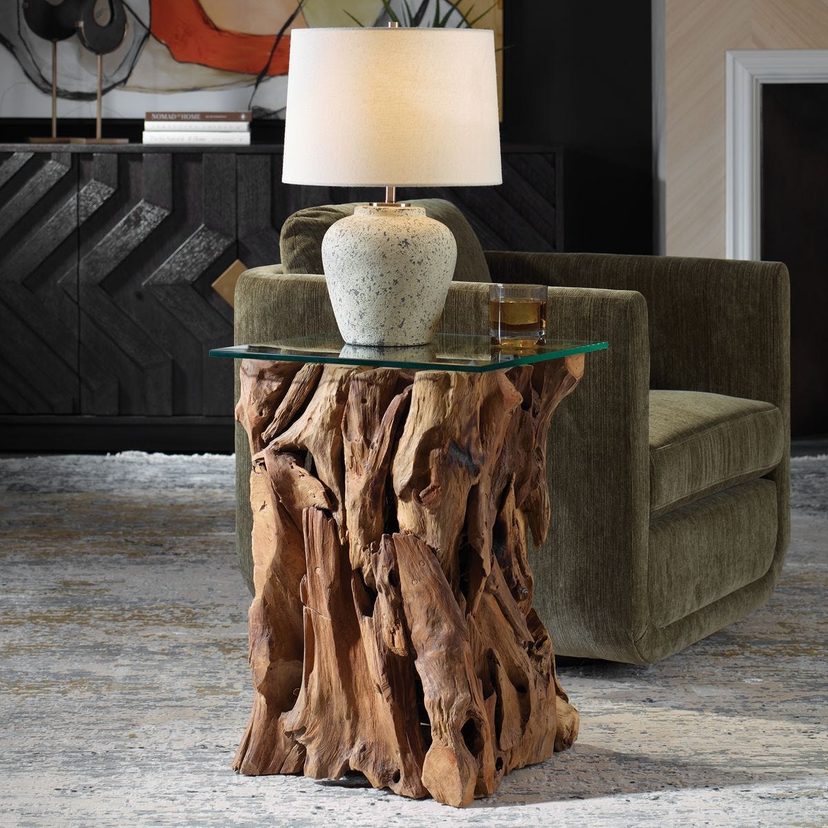 Rozel End Table – Furniture by Uttermost | Sutter & Vale