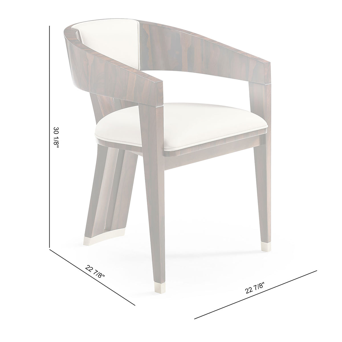 Ziricote Dining Arm Chair
