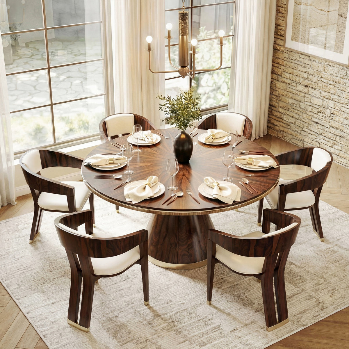 Ziricote Dining Arm Chair