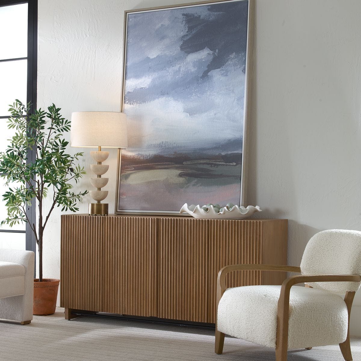 Kellem 4 Door Cabinet – Furniture by Uttermost | Sutter & Vale