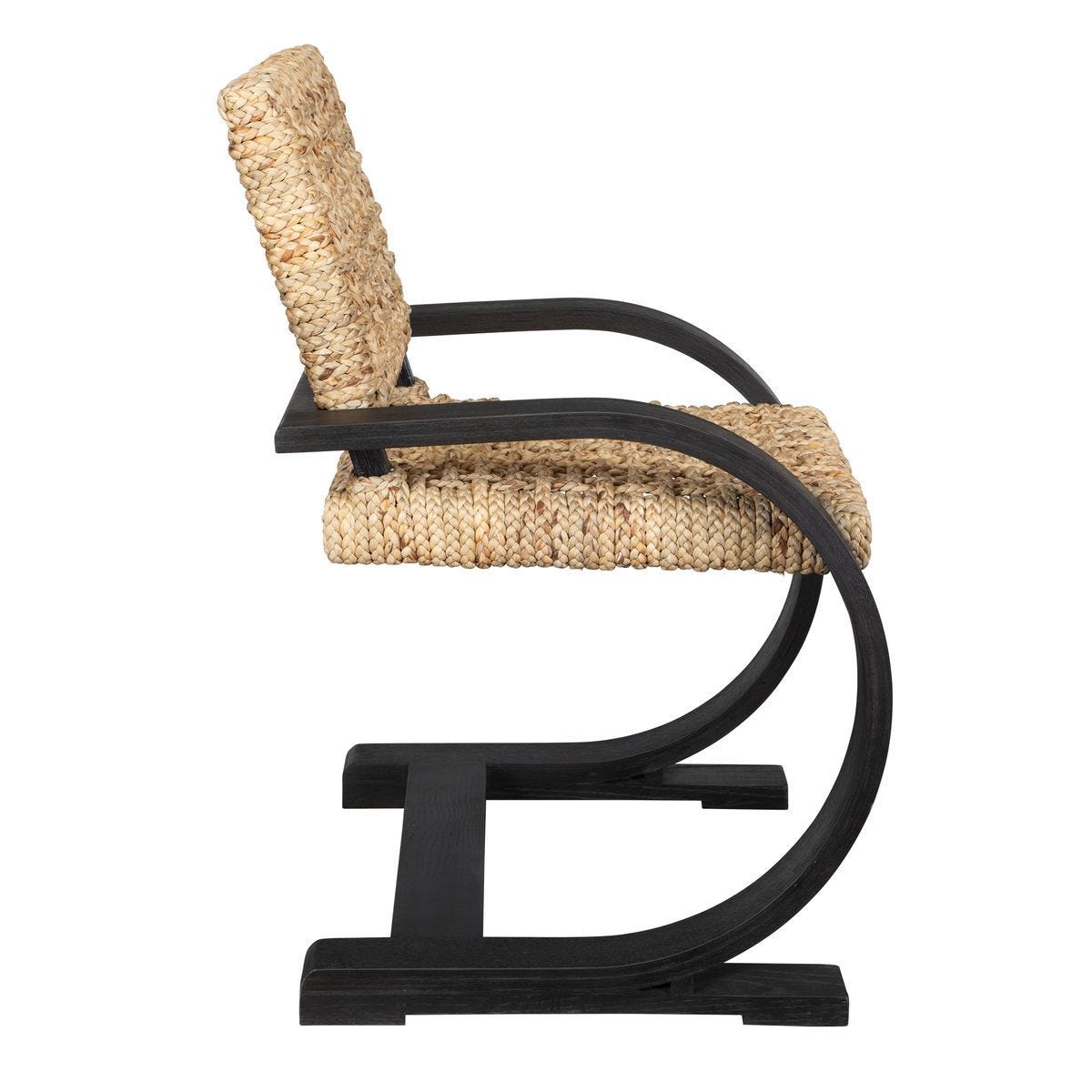 Rehema Dining Chair, Black – Furniture by Uttermost | Sutter & Vale
