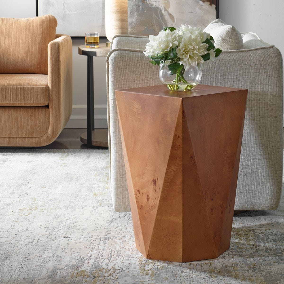 Hughes Accent Table – Furniture by Uttermost | Sutter & Vale