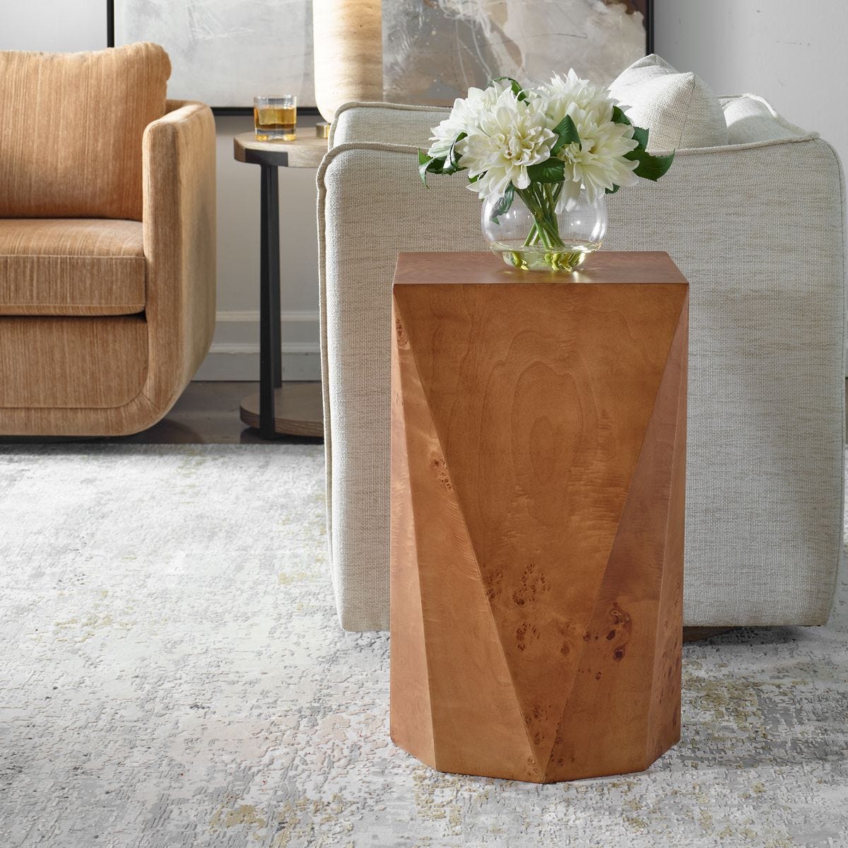 Hughes Accent Table – Furniture by Uttermost | Sutter & Vale
