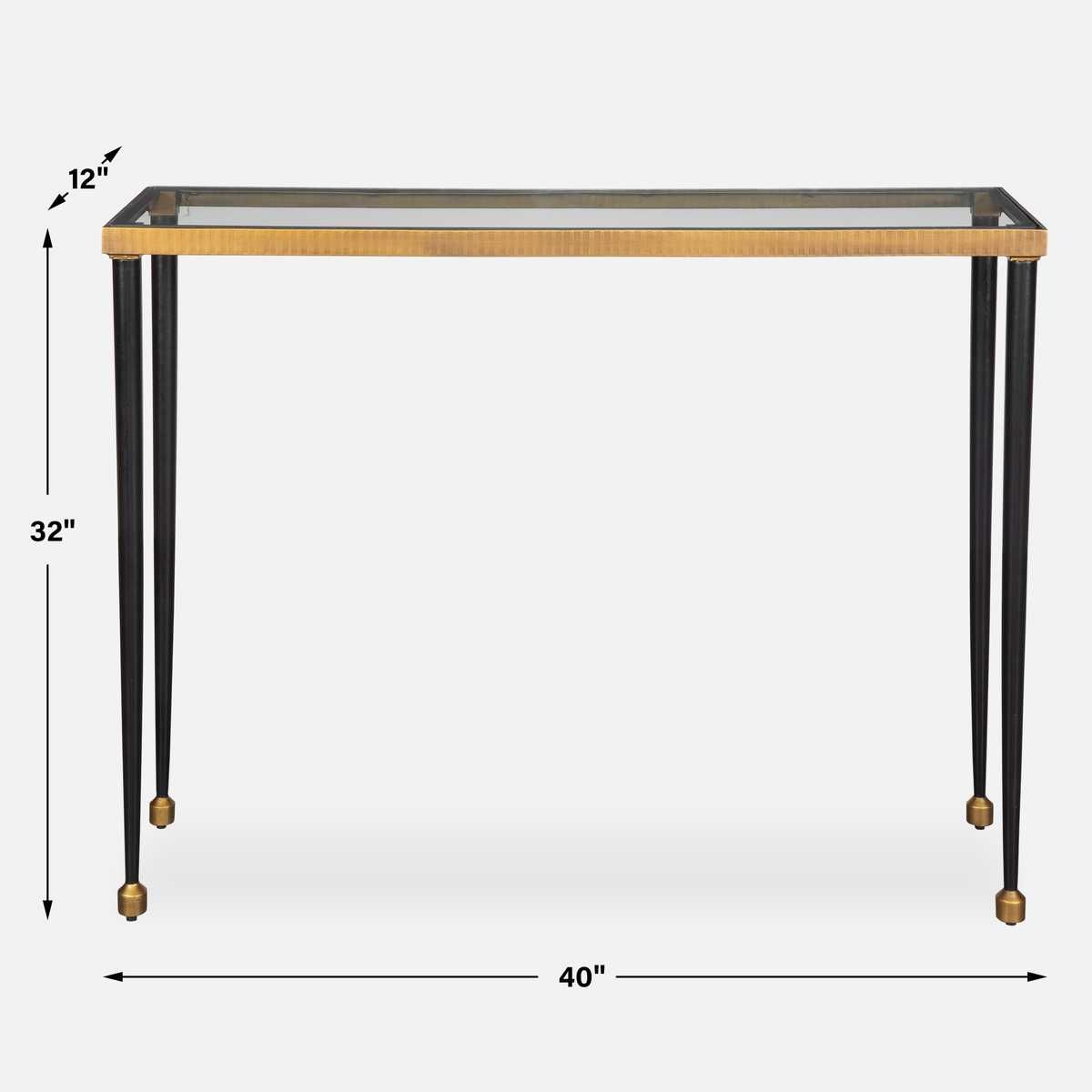 Stiletto Console Table – Furniture by Uttermost | Sutter & Vale