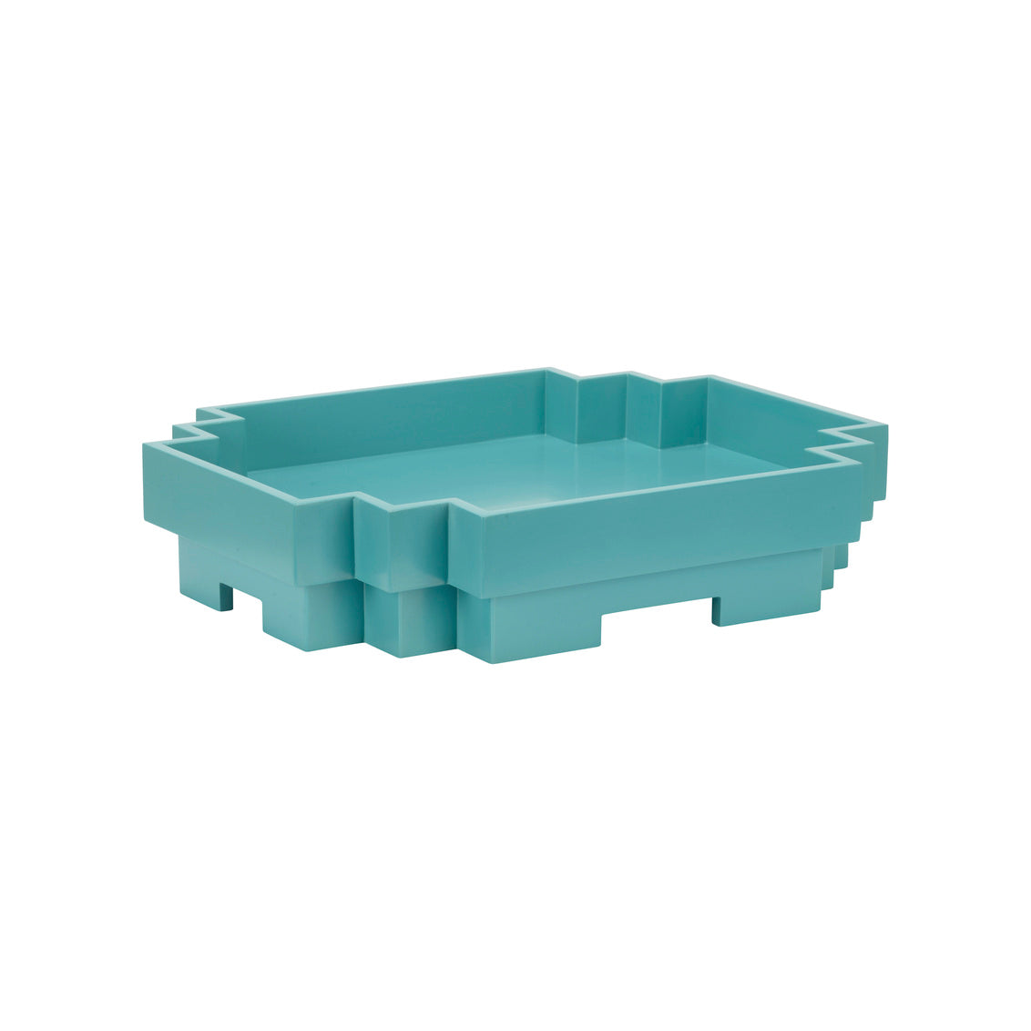 Japandi Tray - Aquamarine