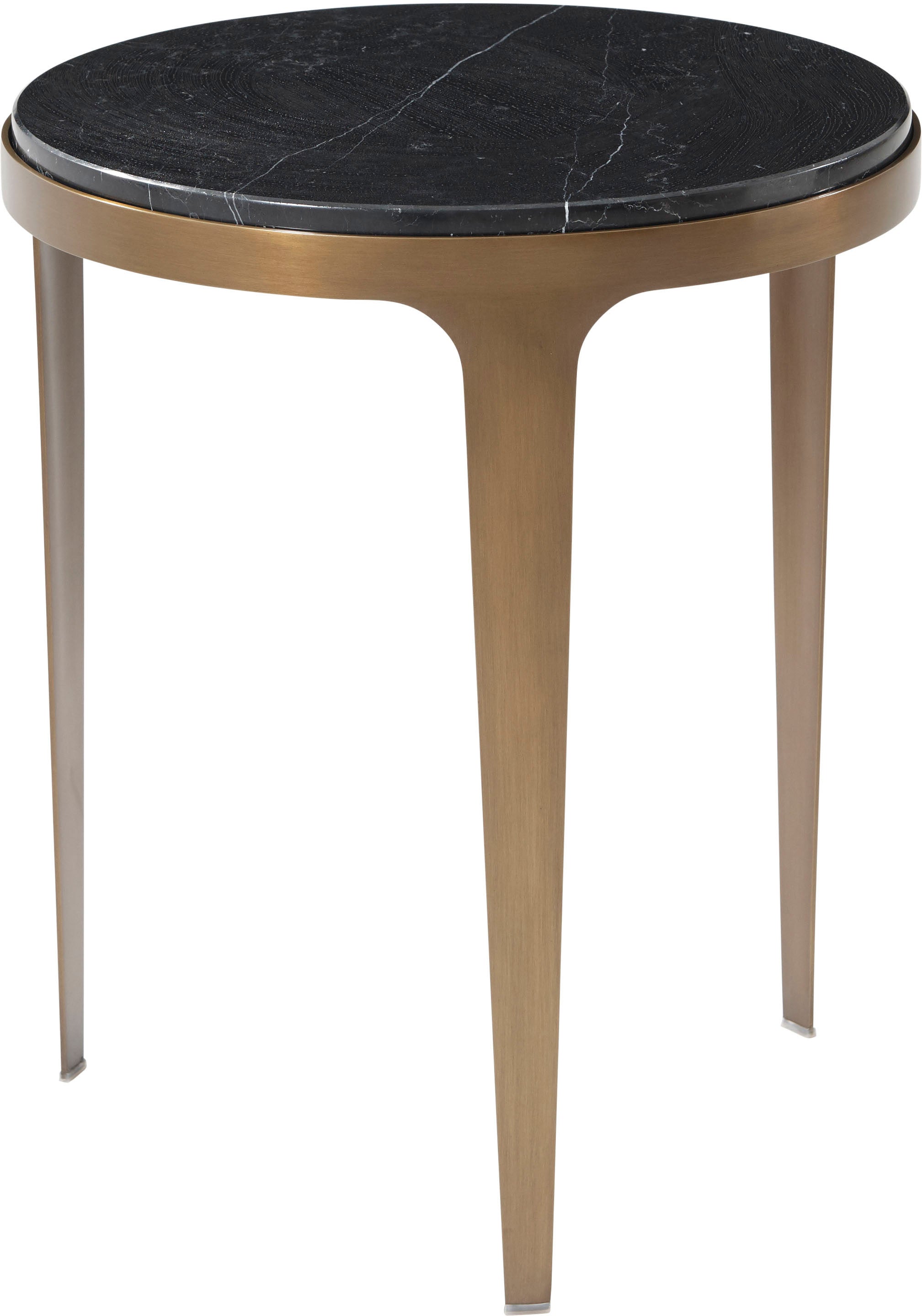 Gennaro Accent Table in Steel, Marble - Theodore Alexander