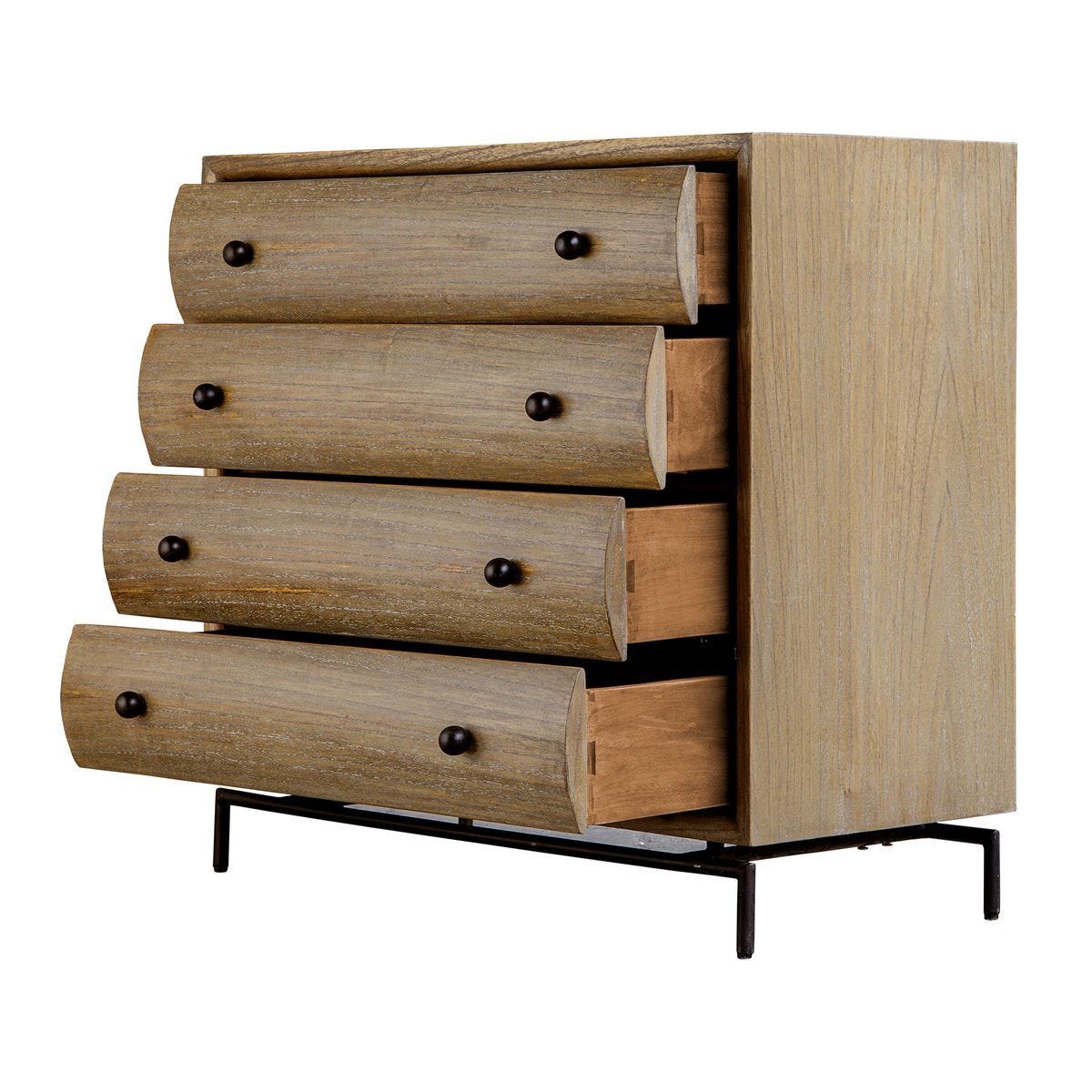 Millard 4 Drawer Chest – Furniture by Uttermost | Sutter & Vale
