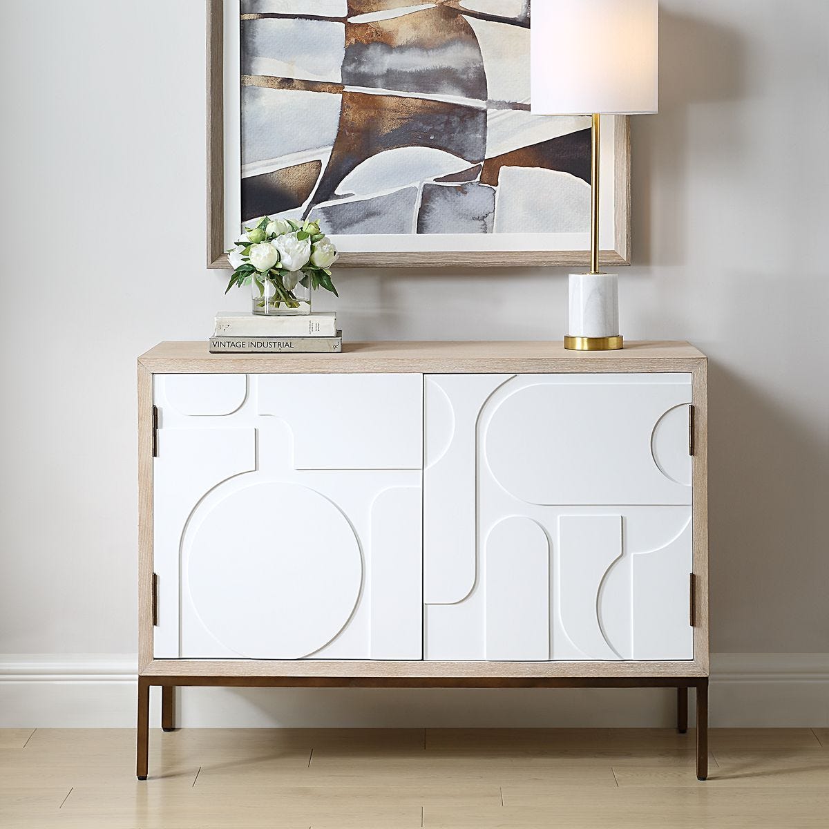 Weimar 2 Door Cabinet – Furniture by Uttermost | Sutter & Vale