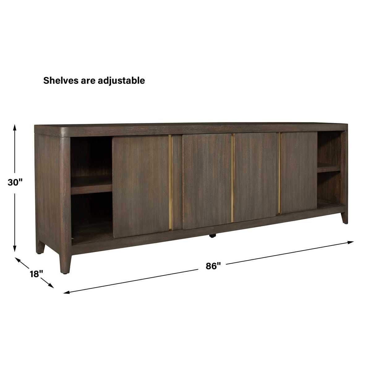 Botero Console Cabinet – Furniture by Uttermost | Sutter & Vale