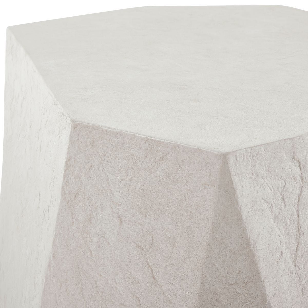 Parra Indoor-Outdoor Side Table, Limestone – Furniture by Uttermost | Sutter & Vale