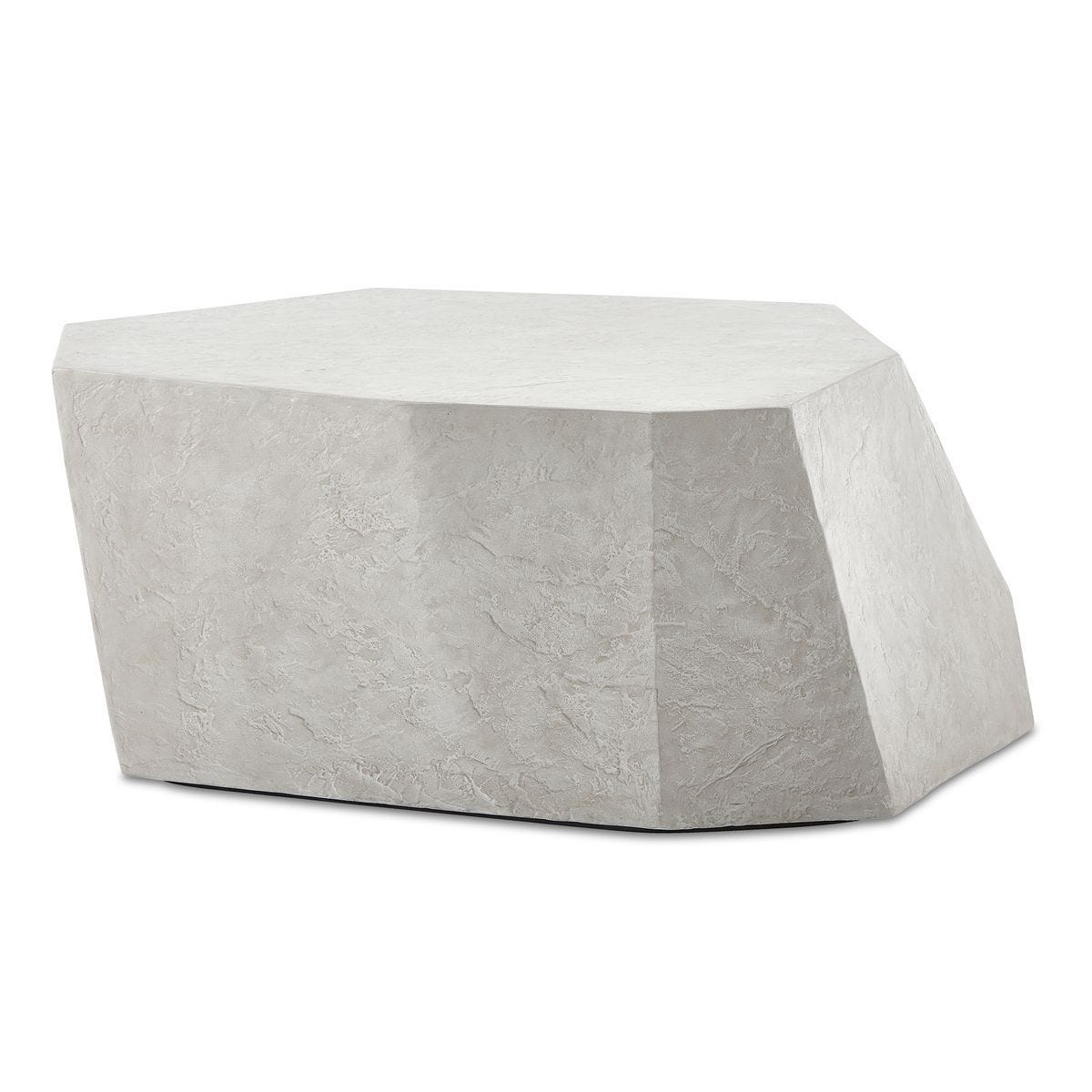 Parra Indoor-Outdoor Coffee Table, Limestone – Furniture by Uttermost | Sutter & Vale
