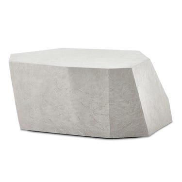Parra Indoor-Outdoor Coffee Table, Limestone