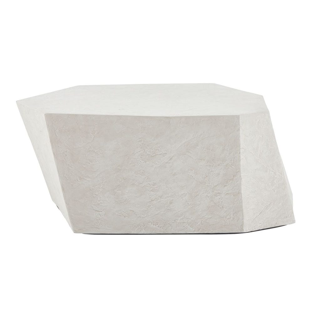 Parra Indoor-Outdoor Coffee Table, Limestone