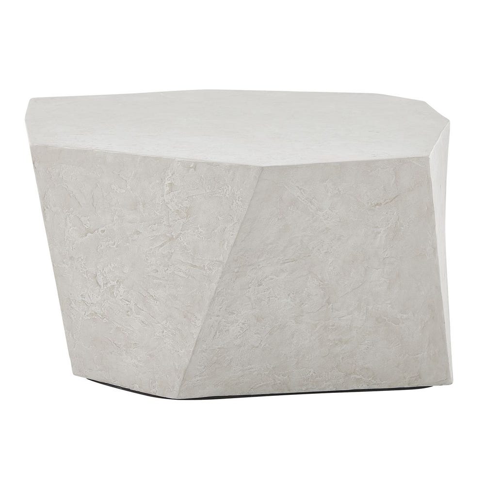 Parra Indoor-Outdoor Coffee Table, Limestone