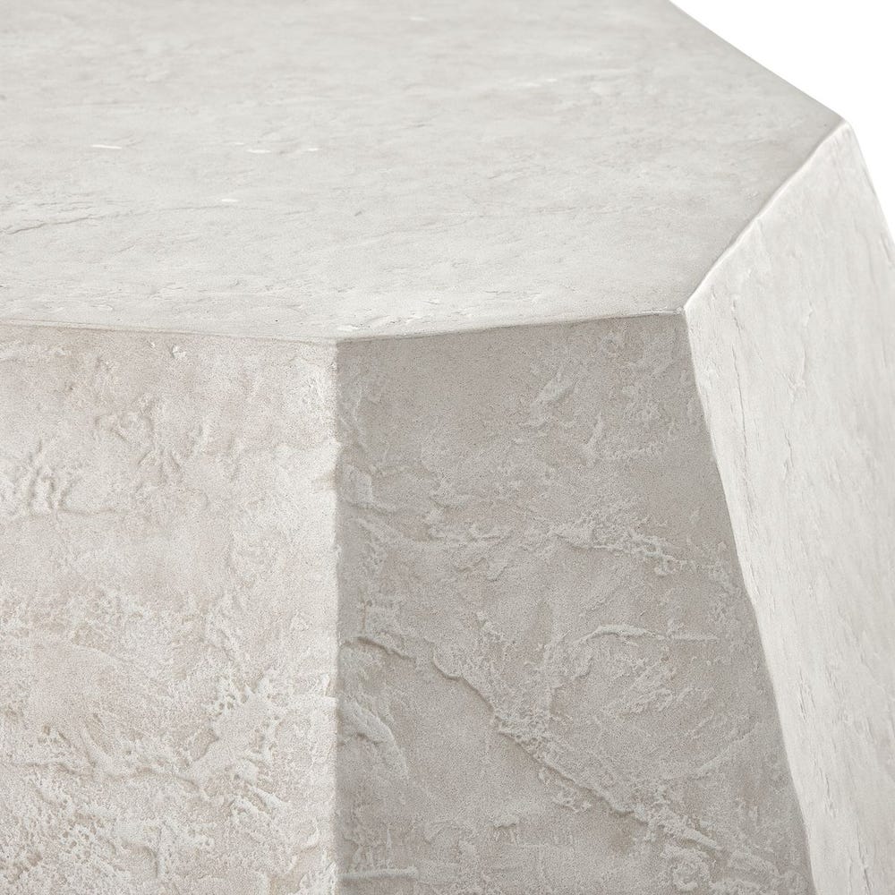 Parra Indoor-Outdoor Coffee Table, Limestone