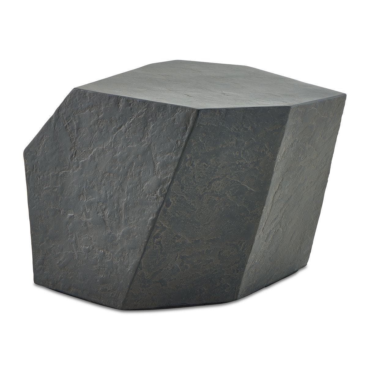 Parra Indoor-Outdoor Side Table, Slate – Furniture by Uttermost | Sutter & Vale