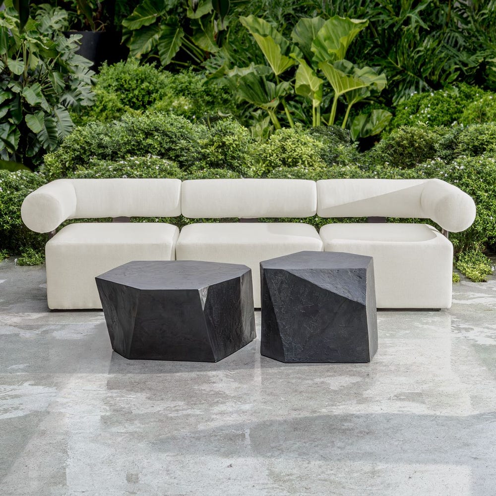 Parra Indoor-Outdoor Coffee Table, Slate