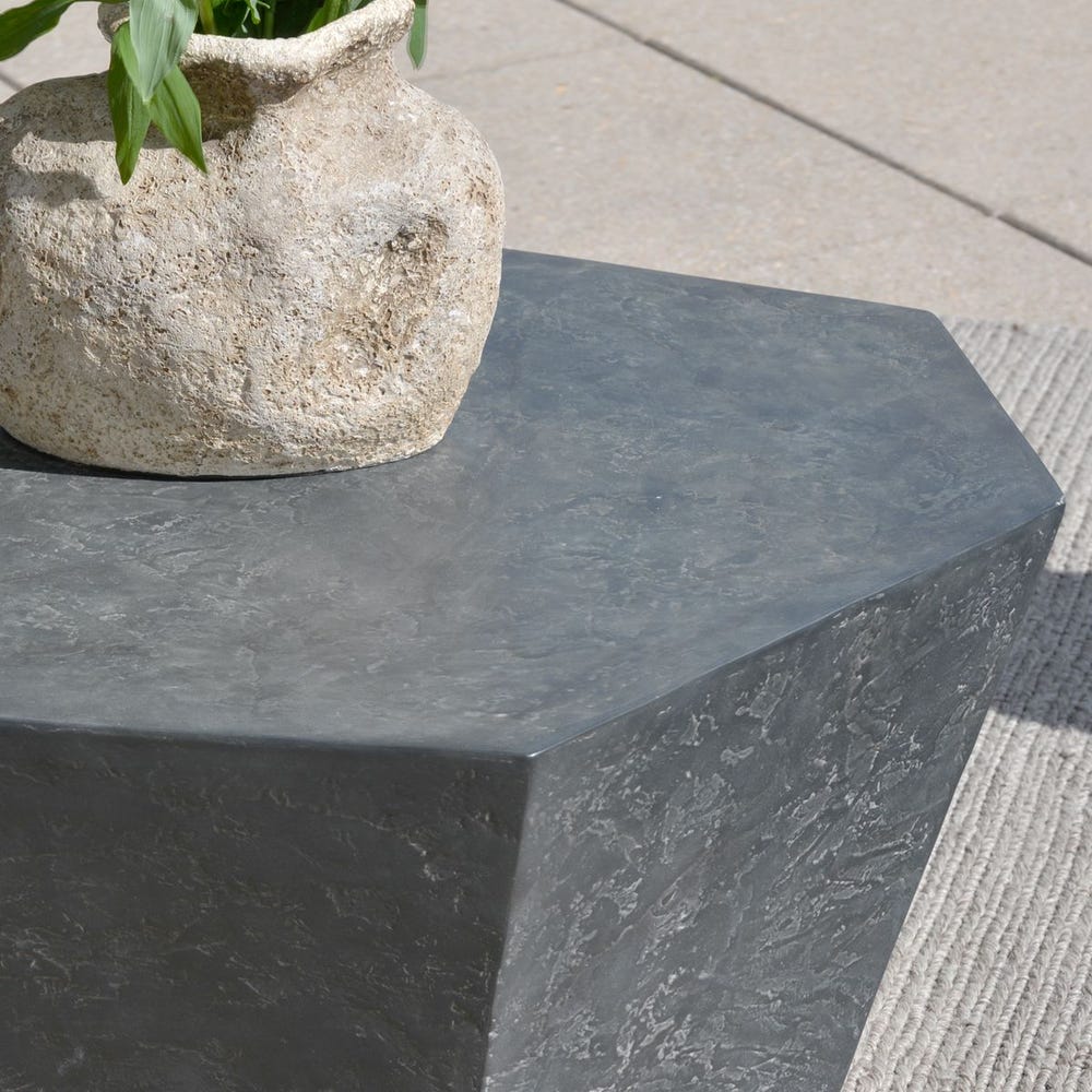Parra Indoor-Outdoor Coffee Table, Slate