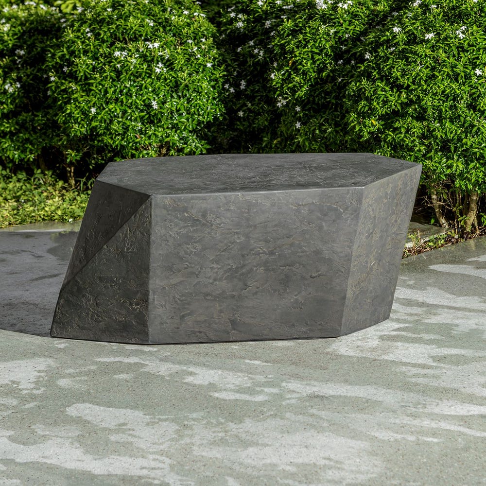 Parra Indoor-Outdoor Coffee Table, Slate