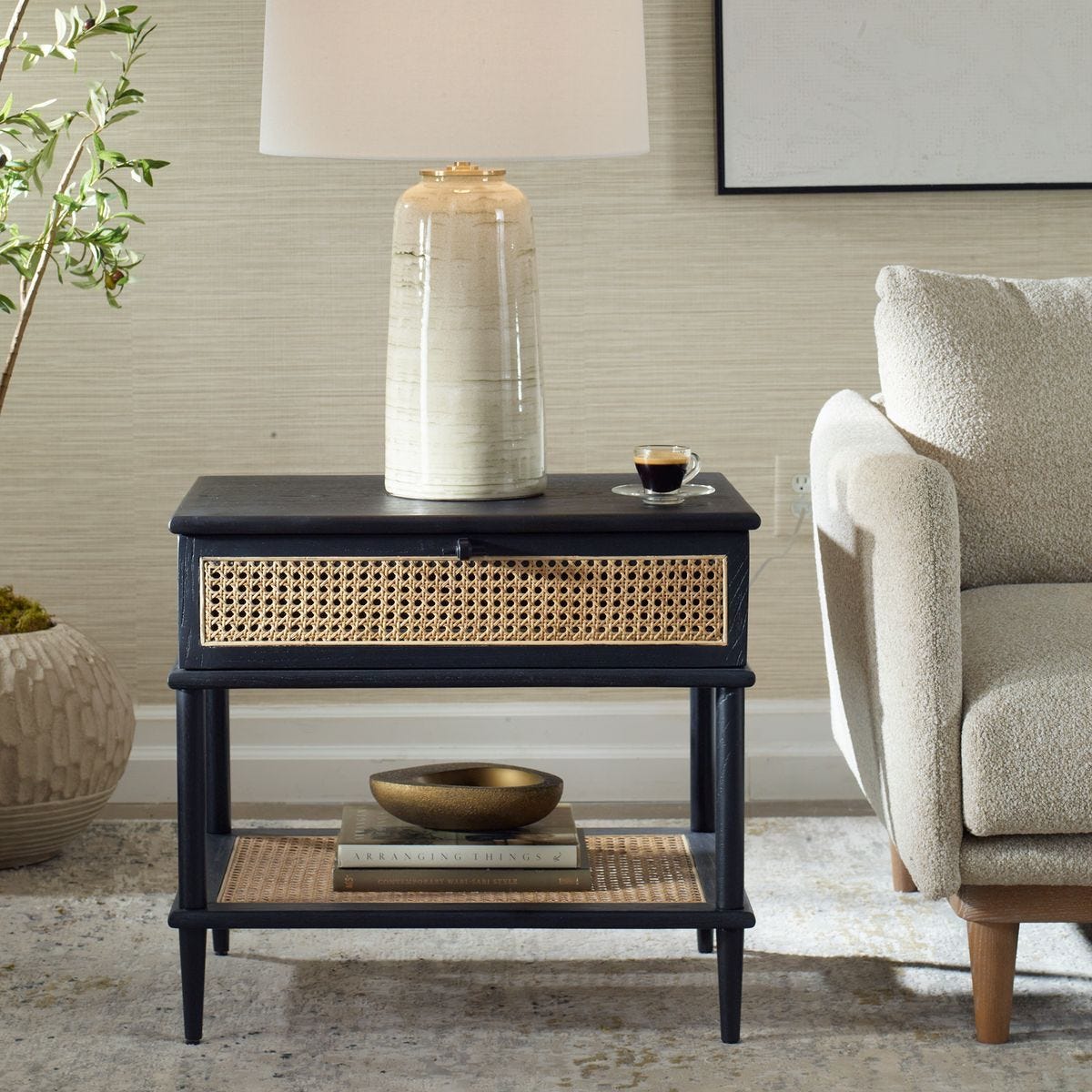 Coast Side Table, Black – Furniture by Uttermost | Sutter & Vale