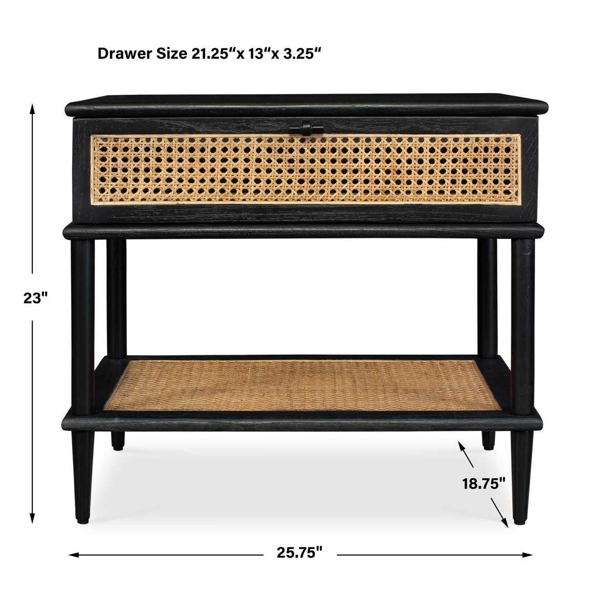 Coast Side Table, Black – Furniture by Uttermost | Sutter & Vale