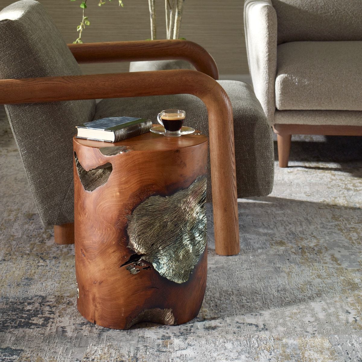 Rafe Accent Stool – Furniture by Uttermost | Sutter & Vale